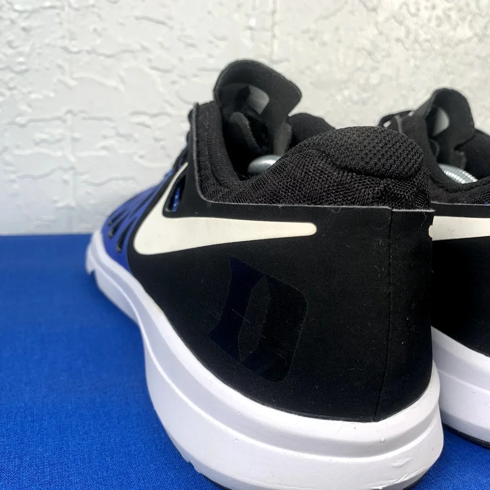 Nike Train Speed 4 Duke Blue Devils Mens 14 Black Blue Sneakers 844102-410